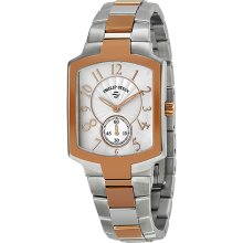 Philip Stein ladies classic rose gold two tone stainless steel watch