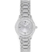 Piaget Ladies Diamond Watch with Diamond Bracelet White Gold G0A18303