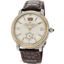Pre-Owned Mens 18K Two-Tone Maurice LaCroix Masterpiece PVU211-049