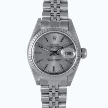 Pre-owned Rolex Women's Stainless Steel Datejust Watch (Womens watch)