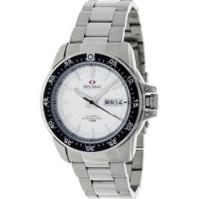 Precimax Men's Propel Automatic PX12092 Silver Stainless-Steel Automatic Watch with Silver Dial