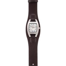 Prestige Medical Wide Band Comfort Watch Color: Brown