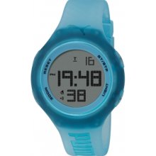 PU910801022 Puma Loop Transparent Light Blue Digital Chronograph Watch