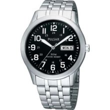 Pulsar Gents Stainless Steel Analogue Bracelet PXN181X1 Watch