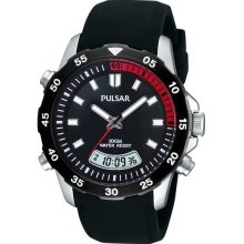 Pulsar Silver Tone Analog And Digital Watch - Pvr063