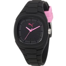 Puma Black Pu102882002 Women'S Pu102882002 Bubble Gum Analog Watch