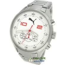 Puma Counter Pu102451004 White Dial Men's Watch 2 Years Warranty