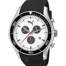 Puma Ride Chrono - XL Silver Men's watch #PU102651002