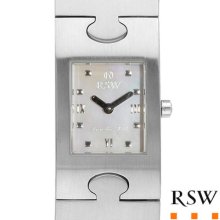 Rama Swiss Watch Swiss Movement Ladies Watch W1060 Ms.l.21.00 Silver Case