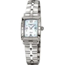 Raymond Weil Ladies Parsifal Mother Of Pearl Diamond Dial Watch 9741-st-00995