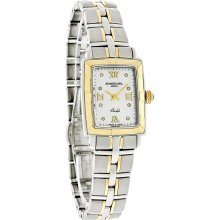 Raymond Weil Parsifal Ladies Mop Diamond Two-Tone Dress Watch 9740-STG-00995