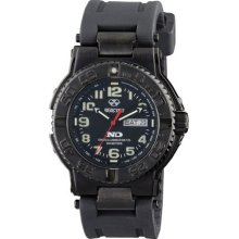 Reactor Trident Men's Watch - Polyurethane Strap - Black Nitride Stainless - Black Dial - 59581