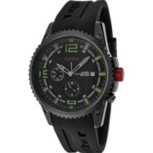 Red Line Men's 'Boost' Black Silicone Watch ...