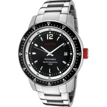 Red Line Men's Meter Automatic Black Dial Stainless Steel