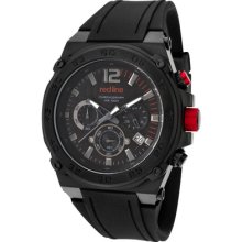 Red Line Watch 50032-bb-01 Men's Activator Chronograph Black Textured Dial