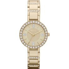 Relic Kerri Gold Tone Stainless Steel Crystal Watch - Zr34216 - Women