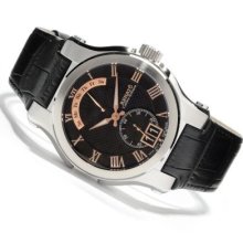 Renato Men's Calibre Robusta Classic Quartz Leather Strap Watch