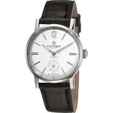 Revue Thommen Men's 'Classical RT 1953' Leather Strap Mechanical Watch