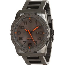 Rip Curl Cortez 2 XL Gun Metal Stainless Watches : One Size