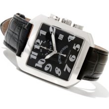 Ritmo Mundo Mid-Size Piazza Vintage Quartz Chronograph Leather Strap Watch