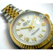 Rolex 68273 Mid-size Steel&gold Oyster Perpetual D/just