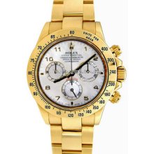 Rolex Cosmograph Daytona Yellow Gold Mens Sport Watch #116528