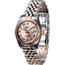 Rolex Datejust 26mm Steel/Pink Gold Ladies Watch 179171