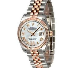 Rolex Datejust 31mm Steel/Pink Gold Ladies Midsize Watch 178271