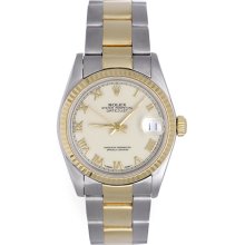 Rolex Datejust Midsize 2-Tone Men's or Ladies Watch 68273