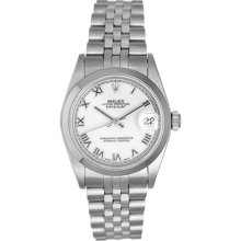 Rolex Datejust Midsize Men's Or Ladies Steel Watch 78240