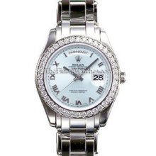 Rolex Day-Date Masterpiece Platinum Diamond Mens Watch 18946