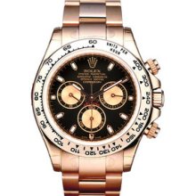 Rolex Daytona Pink Gold Bracelet Watch 116505