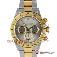 Rolex Daytona Two Tone Slate Dial 16523 40MM Model Zenith Movement