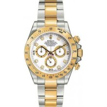 Rolex Daytona White Diamond Dial Oyster Bracelet Mens Watch 116523WDO