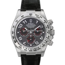 Rolex Daytona White Gold Strap Watch 116519