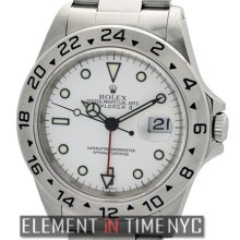 Rolex Explorer II Stainless Steel White Dial 40mm A Series