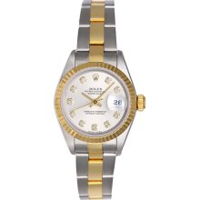 Rolex Ladies Datejust 2-Tone Watch 79173 Silver Dial