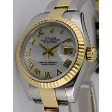 Rolex Ladies Datejust Mother of Pearl Roman Dial 179173