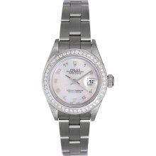 Rolex Ladies Steel Datejust Watch 79174 Mother of Pearl Roman Dial