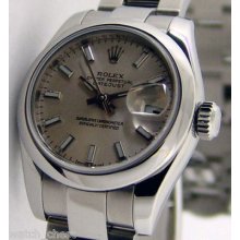 Rolex Lady Datejust Silver Index Dial 179160
