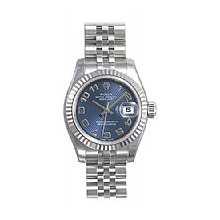 Rolex Lady Datejust Steel & White Gold Unworn Blue Concentric Dial