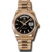 Rolex Oyster Perpetual Day-Date 118205 BKAP MEN'S WATCH