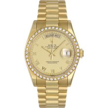 Rolex President Day-Date Men's Watch 118238 Champagne Dial