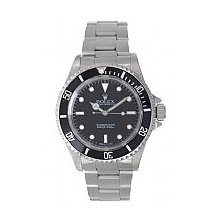Rolex Submariner No-Date Steel Pre-Owned Black Dial