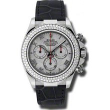 Rolex Watches Daytona White Gold Diamond Bezel 116589RBR mt