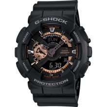 Rose Gold Face Casio G-shock Ana&dig 3d Design X-large Watch Ga110rg-1