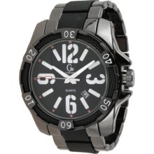 Round Dial Quartz Wrist Watch for Men (Black) - Black - Stainless Steel