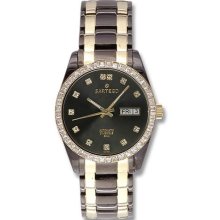 Sartego SCGU24 Two Tone Black Stainless Steel Automatic Gray Dial ...
