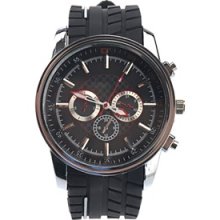 SawSt Wristband Round Dial Men's Quartz Wrist Watch