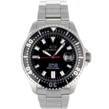 Seapro Scuba 200 Black Dial Stainless Steel Mens Watch 2AA131101